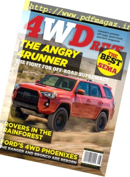 Four Wheel Drive – Volume 18 Issue 8 2017 Cover