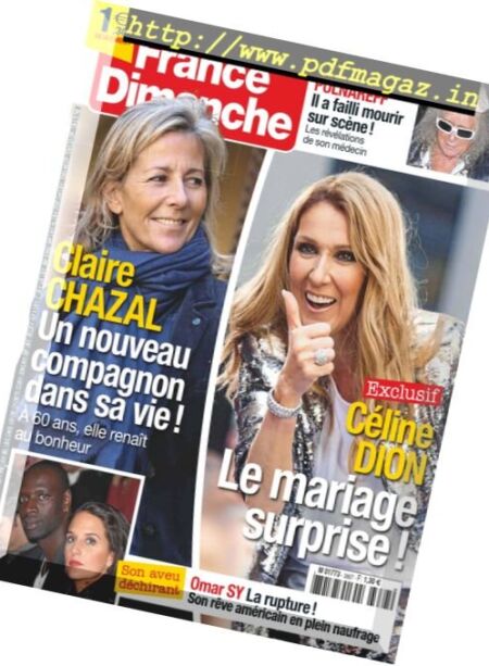 France Dimanche – 9 au 15 Decembre 2016 Cover