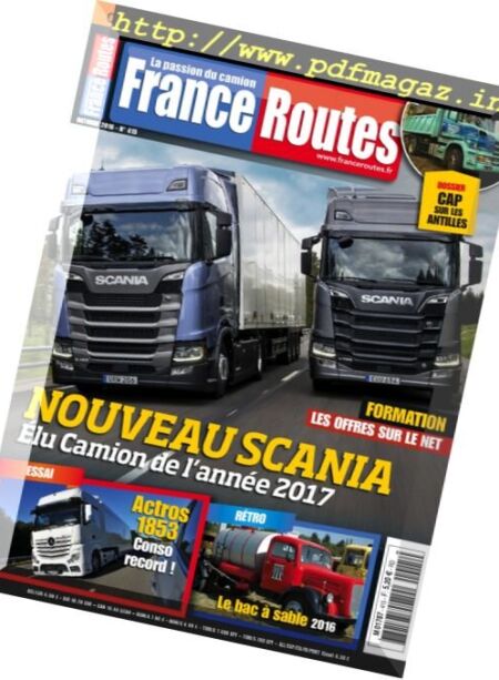 France Routes – Octobre 2016 Cover