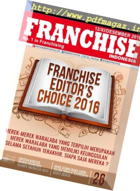 Franchise Indonesia – Desember 2016 Cover