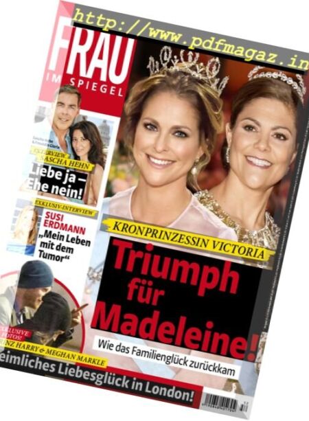 Frau im Spiegel – 21 Dezember 2016 Cover