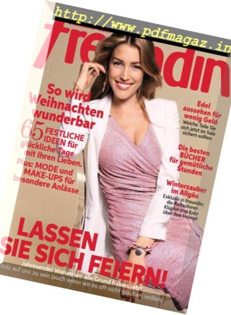 Freundin – 14 Dezember 2016 Cover