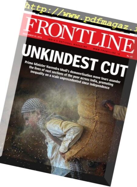 Frontline – 23 December 2016 Cover