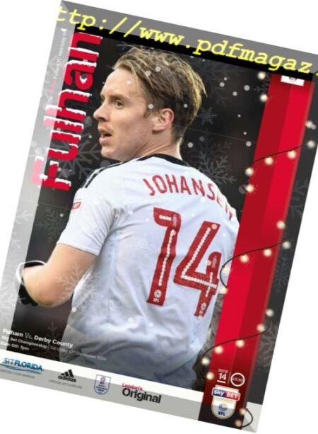 Fulham FC vs. Derby Country – 17 December 2016 Cover