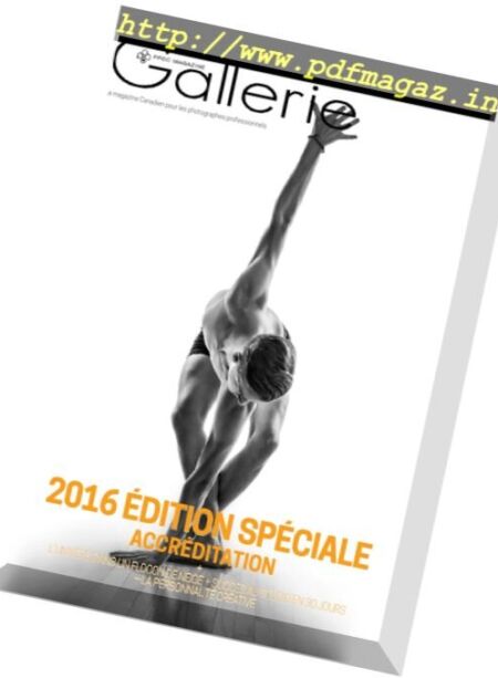 Gallerie – French Version, Automne 2016 Cover