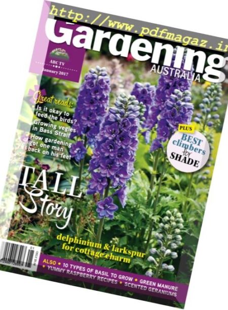 Gardening Australia – January 2017 Cover