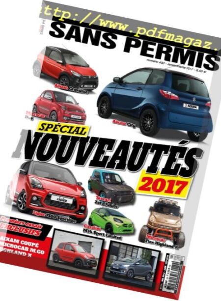 Generation Sans Permis – Janvier-Fevrier 2017 Cover