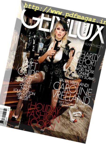 Genlux Magazine – Holiday 2016 Cover