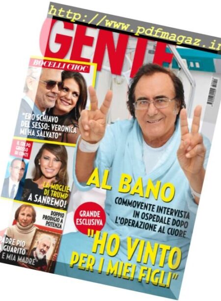 Gente Italia – 27 Dicembre 2016 Cover
