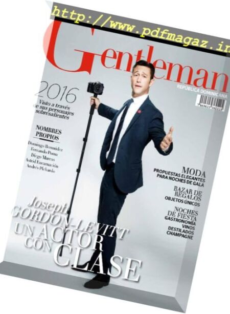 Gentleman Republica Dominicana – Diciembre 2016-Enero 2017 Cover