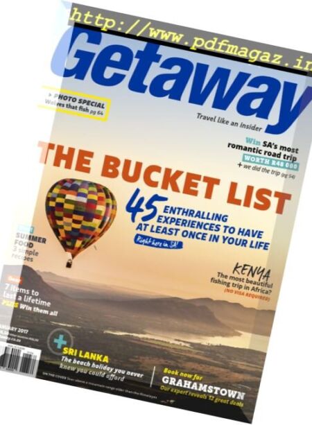 Getaway – January 2017 Cover