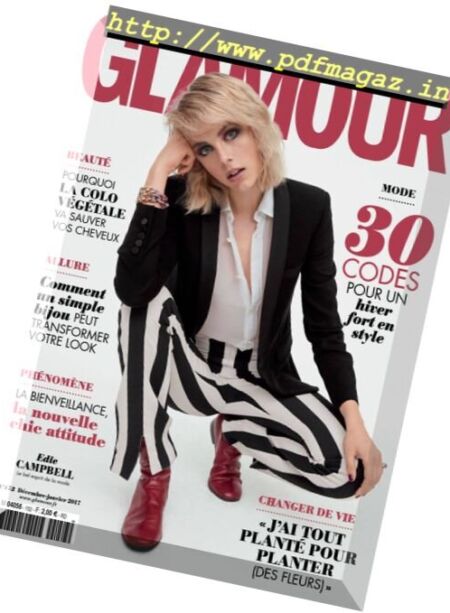 Glamour France – Decembre 2016 – Janvier 2017 Cover