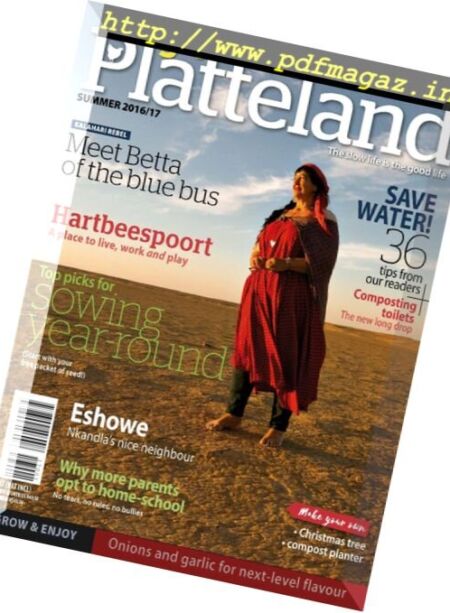 go! Platteland – Summer 2016 Cover