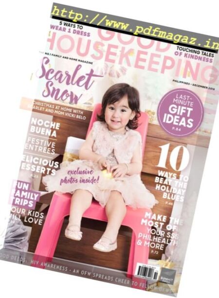 Good Housekeeping Philippines – December 2016 Cover
