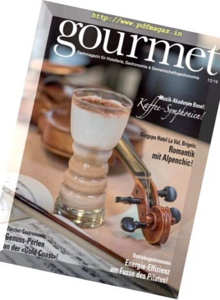 Gourmet – Dezember 2016 Cover