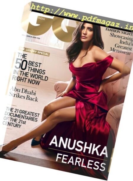 GQ India – December 2016 Cover
