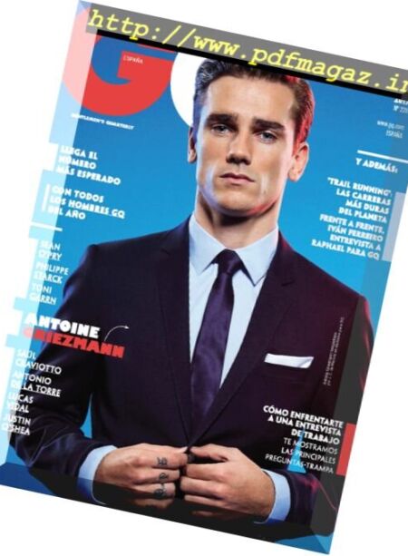 GQ Spain – Enero 2017 Cover