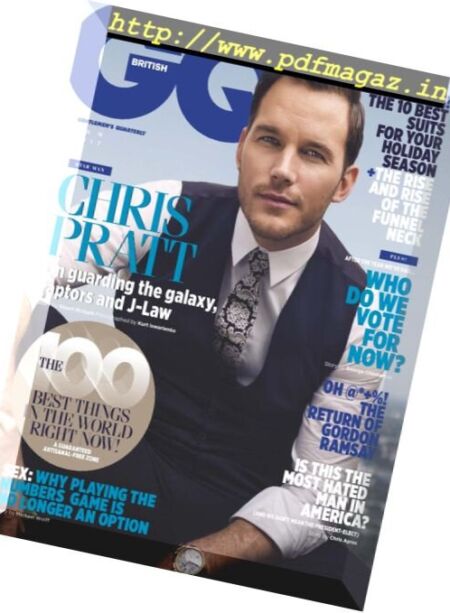 GQ UK – January 2017 Cover
