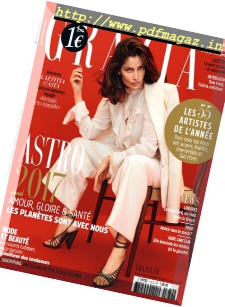 Grazia France – 23 au 29 Decembre 2016 Cover
