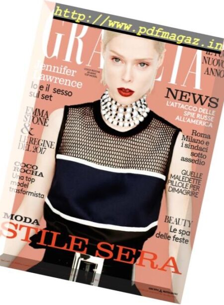 Grazia Italia – 22 Dicembre 2016 Cover