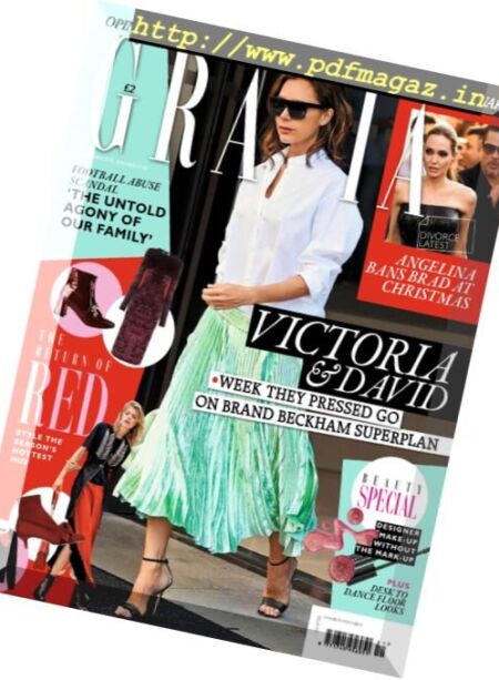 Grazia UK – 19 December 2016 Cover