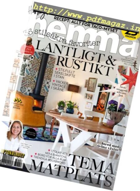 Harligt Hemma – 12 November 2016 Cover