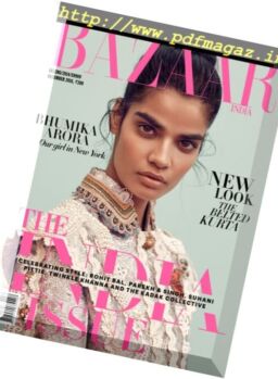 Harper’s Bazaar India – December 2016