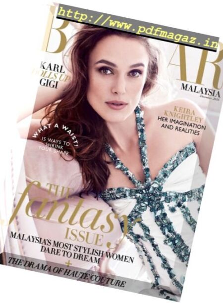 Harper’s Bazaar Malaysia – December 2016 Cover