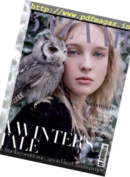 Harper’s Bazaar UK – January 2017 Cover