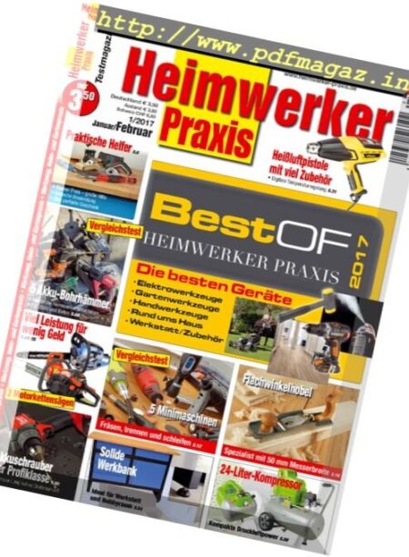 Heimwerker Praxis – Januar Februar 2017 Cover