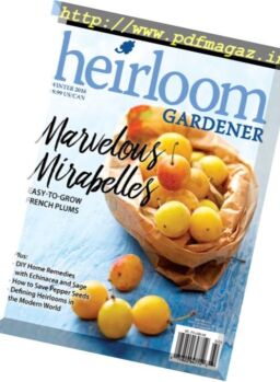Heirloom Gardener – Winter 2016