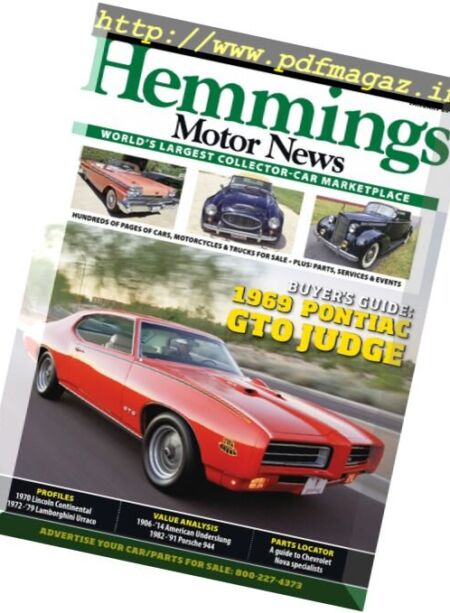 Hemmings Motor News – January 2017 Cover