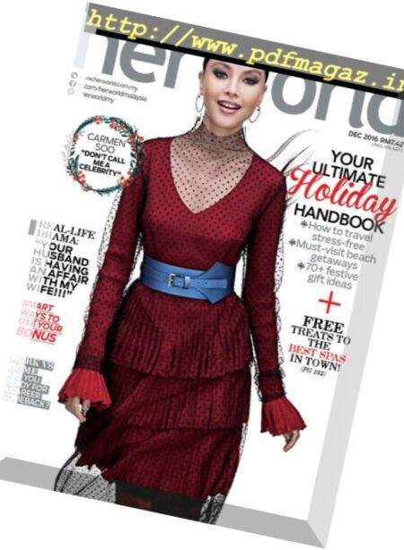 Her World Malaysia – December 2016 Cover