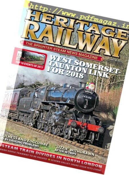Heritage Railway – December 15 – 12 January 2016 Cover