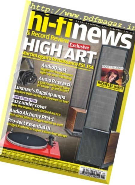 Hi-Fi News – January 2017 Cover