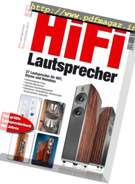Hifi-Lautsprecher Test – Jahrbuch 2017 Cover