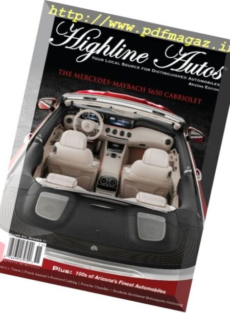 Highline Autos – November 2016 Cover