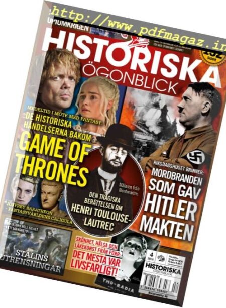 Historiska Ogonblick – Nr.4, 2016 Cover
