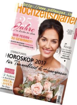 Hochzeitsplaner – Dezember 2016 – Februar 2017