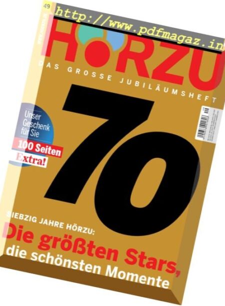 Horzu – 2 Dezember 2016 Cover