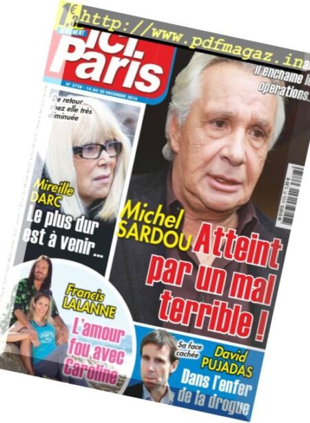 Ici Paris – 14 au 20 Decembre 2016 Cover