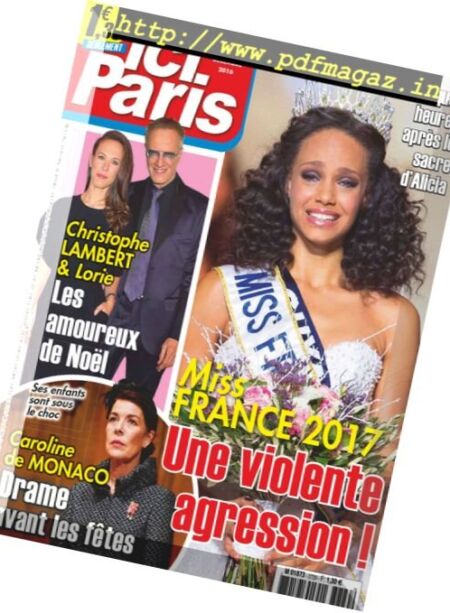 Ici Paris – 21 au 27 Decembre 2016 Cover