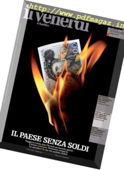 Il Venerdi di Repubblica – 16 Dicembre 2016