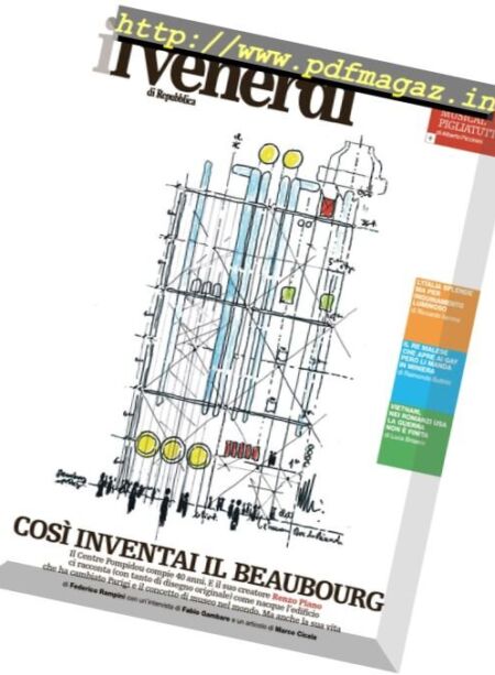 Il Venerdi di Repubblica – 6 Gennaio 2017 Cover