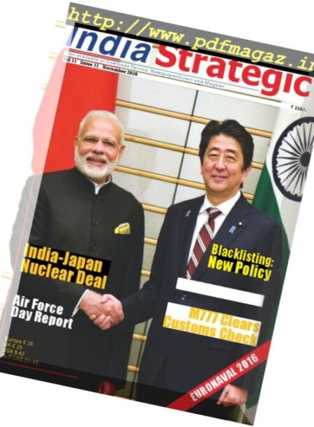 India Strategic – November 2016 Cover