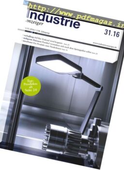 Industrie Anzeiger – Nr.31, 2016