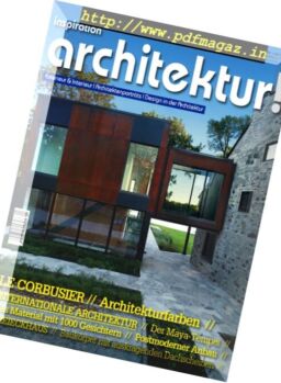 Inspiration Architektur! – Nr.1, 2017