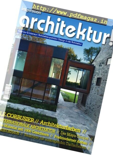 Inspiration Architektur! – Nr.1, 2017 Cover