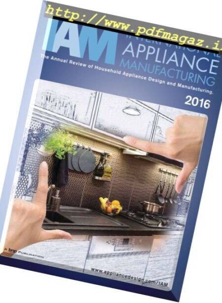 International appliance Manufacturing – 2016 Cover
