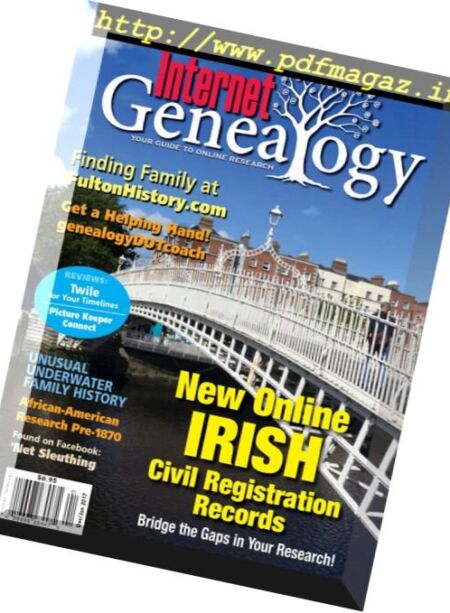 Internet Genealogy – December 2016 – January 2017 Cover